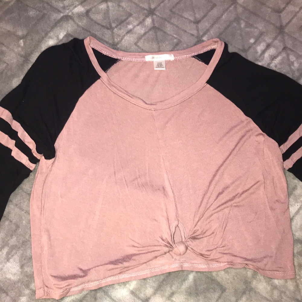 Crop top/ long sleeves